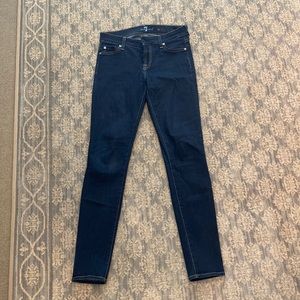 7 for all mankind skinny jeans size 26